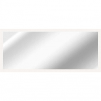 Landscape White Plain Mirror - 50cm x 126cm